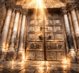 La Porta del Mistero: otto secoli di custodia tra cristiani e musulmani Porta della Chiesa del Santo Sepolcro di Gerusalemme.