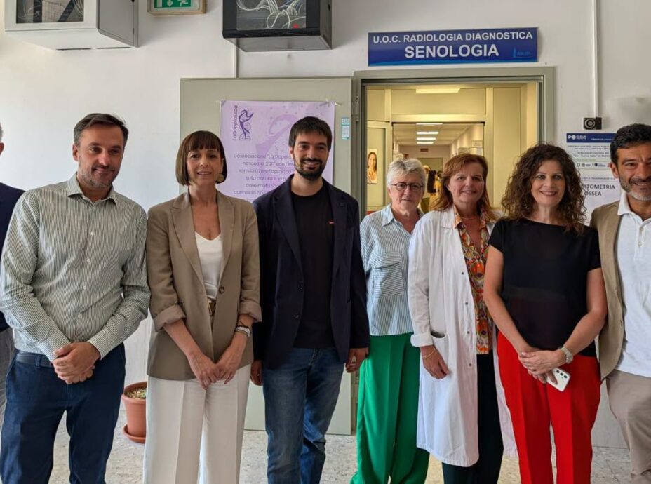 Ospedale di Molfetta, Manuel Minervini visita il reparto di Senologia: arriva la mammografia con mezzo di contrasto di ultima generazione