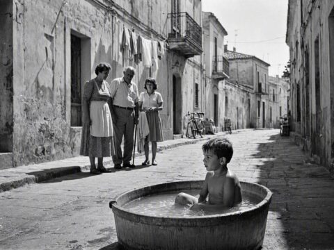 Quando la tinozza diventava una piscina